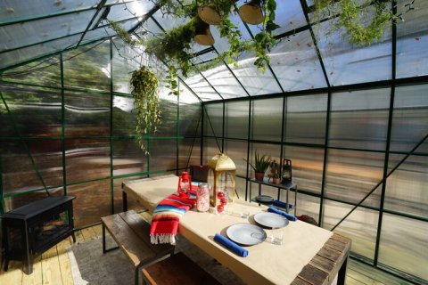 Dine Inside of An Outdoor Greenhouse This Winter At Ladybird Grove & Mess Hall In Georgia