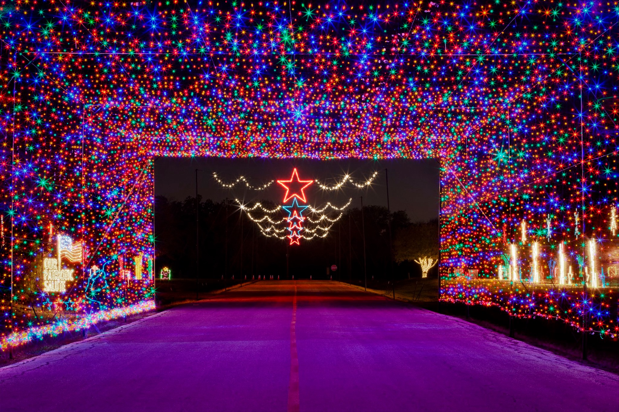 Of The Best Drive Thru Christmas Light Displays In Texas