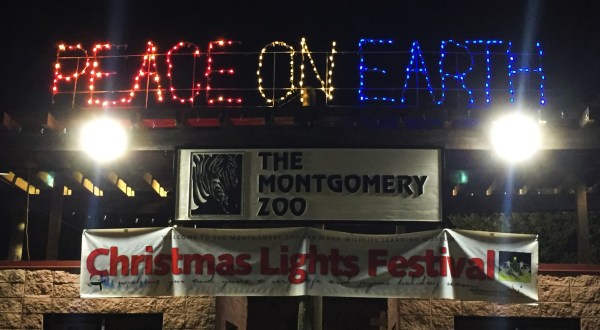 Alabama’s Montgomery Zoo Has Been Transformed Into A Winter Wonderland For Its Annual Christmas Lights Festival