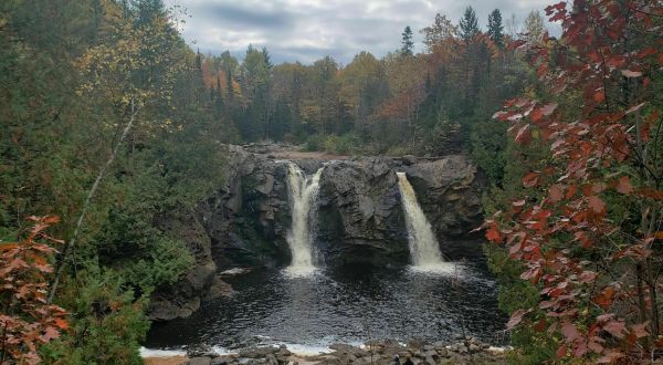 Take A Wisconsin Adventure To Our State’s Stunning Double Waterfall