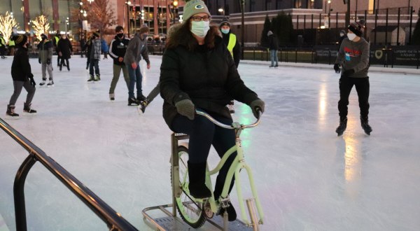 Rent An Ice Bike And Cruise Around A Skating Rink On A One-Of-A-Kind Winter Adventure In Wisconsin