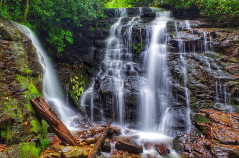 Take A North Carolina Adventure To Our State's Stunning Double Waterfall