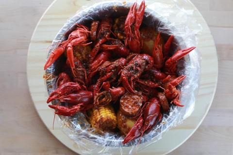 Grab A Seafood Boil Bag To Go At The Sauce Boiling Seafood Express In Cleveland