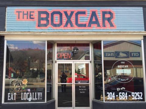 Watch A Real Train Lumber Past As You Eat At The Boxcar, A Railroad-Themed Diner In West Virginia