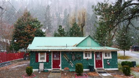 There's No Bad Time For A Stay At The Year-Round Cabin Resort Along Idaho's Little Salmon River