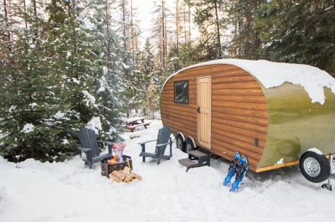 Enjoy Winter Wonderland Glamping At Its Finest At Roam Beyond In Montana