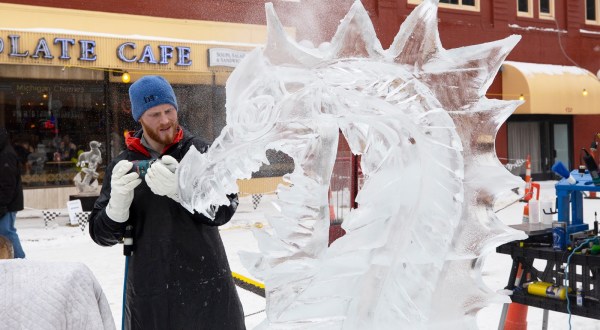 A Family Visit To Michigan’s Magical Ice Fest Is The Most Fun You’ll Have All Winter