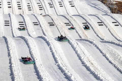 With 11 Lanes, Virginia's Largest Snowtubing Park Offers Plenty Of Space For Everyone