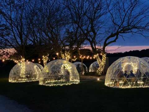 Sip Wine In An Igloo This Winter At Windmill Creek Vineyard & Winery In Maryland