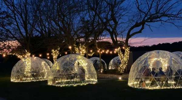 Sip Wine In An Igloo This Winter At Windmill Creek Vineyard & Winery In Maryland