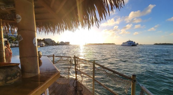 You Can Cruise Around Key West On This Floating Tiki Bar In Florida