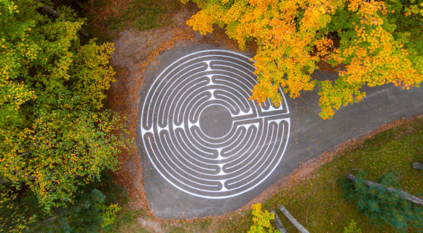 Most People Don’t Know About This Painted Labyrinth Hiding In The Northwoods Of Wisconsin