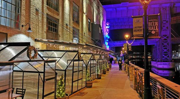 Dine Outdoors Throughout The Winter By Booking A Hop House At Lakefront Brewery In Wisconsin  