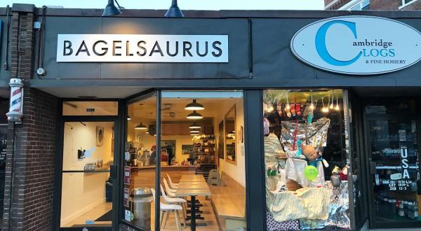 Try The Dino-Mite T-Rex Sandwich From Bagelsaurus, An Iconic Massachusetts Bagel Shop