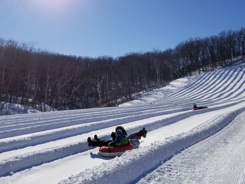With 16 Lanes, Missouri's Largest Snowtubing Park Offers Plenty Of Space For Everyone