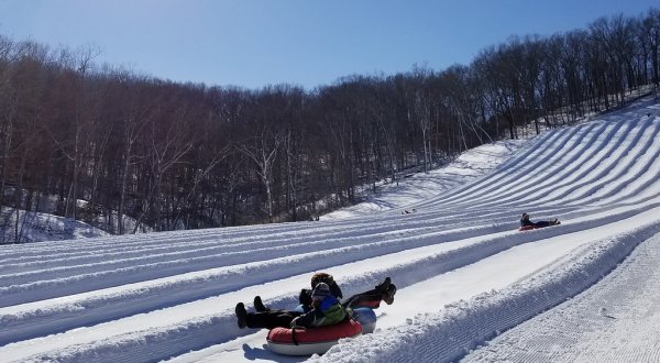 With 16 Lanes, Missouri’s Largest Snowtubing Park Offers Plenty Of Space For Everyone