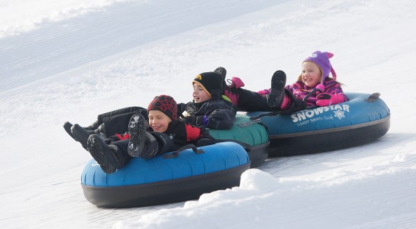 With 11 Lanes, Illinois’ Largest Snowtubing Park Offers Plenty Of Space For Everyone