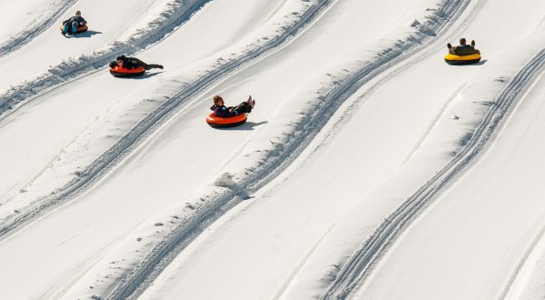 With 14 Lanes, West Virginia’s Largest Snowtubing Park Offers Plenty Of Space For Everyone