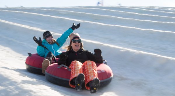 With 22 Lanes, Wisconsin’s Largest Snowtubing Park Offers Plenty Of Space For Everyone
