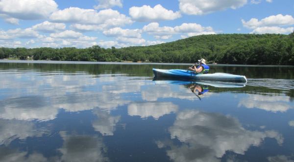 Wake Up To Sweeping Views Of Keen Lake At This Glampground In Pennsylvania