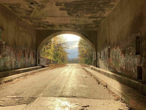 Journey Along The Abandoned PA Turnpike On The Pike 2 Bike Trail In Pennsylvania