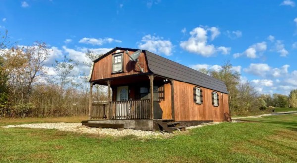Sweeping Country Views Await When You Check Into The Rustically Charming O’s Barn Cabin In Missouri