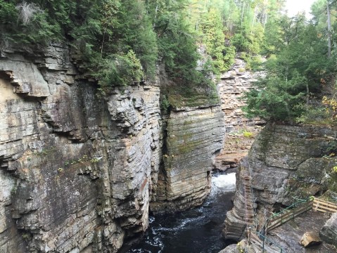 A Hike Through New York's Ausable Chasm Will Leave You Speechless
