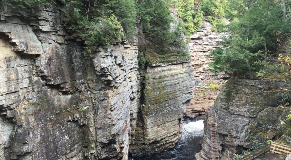 A Hike Through New York’s Ausable Chasm Will Leave You Speechless