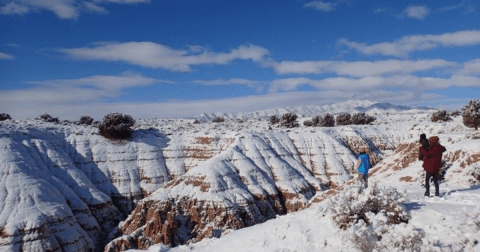 Nevada’s Cathedral Gorge State Park Looks Even More Spectacular In the Winter