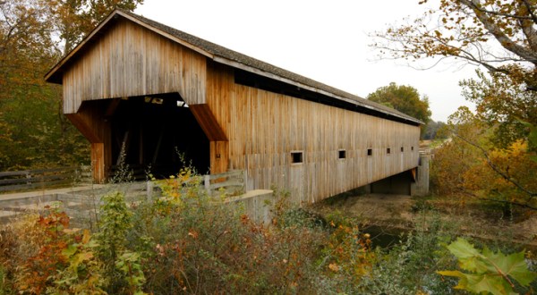 The Longest Covered Bridge In Illinois, Cumberland County Covered Bridge, Is 200 Feet Long