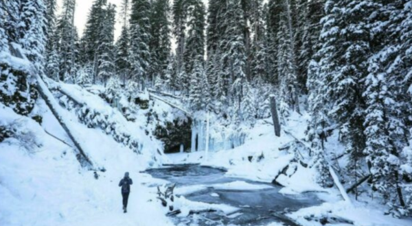 These 4 Winter Waterfall Hikes In Montana Are The Cure For Cabin Fever