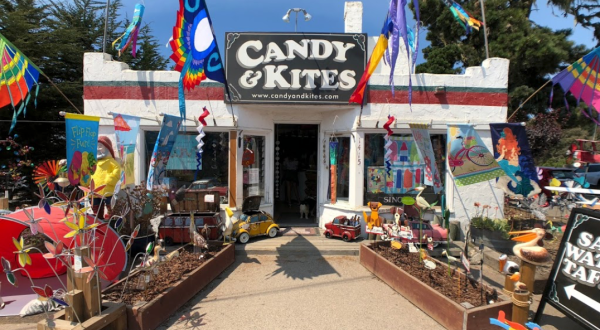 Candy & Kites Is A Happy Little Store On The Side Of The Highway In Northern California