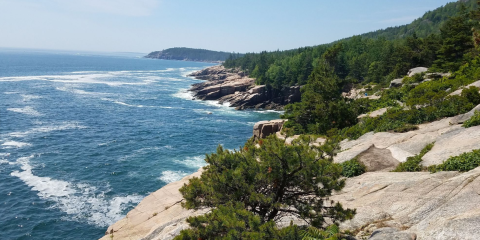 There Are Endless Scenic Views Along The Route At The Ocean Path  In Maine