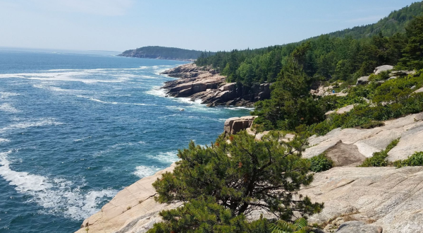 There Are Endless Scenic Views Along The Route At The Ocean Path  In Maine