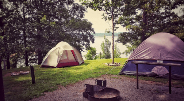 Choose From A Number Of Waterfront Campsites At The Scenic Bailey’s Point Campground In Kentucky
