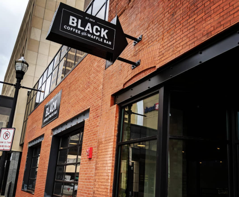 You'll Be In Waffle Heaven At The Black Coffee And Waffle Bar In Fargo, North Dakota