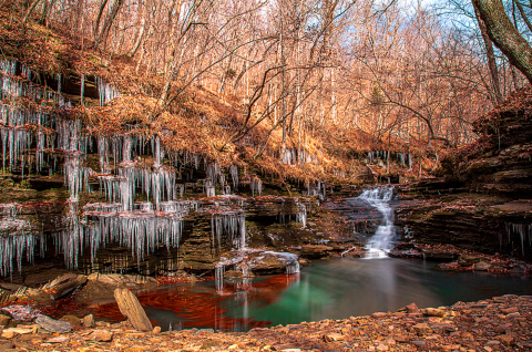 Escape To Paradise Falls For A Beautiful Arkansas Nature Scene
