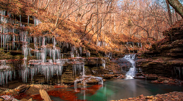 Escape To Paradise Falls For A Beautiful Arkansas Nature Scene