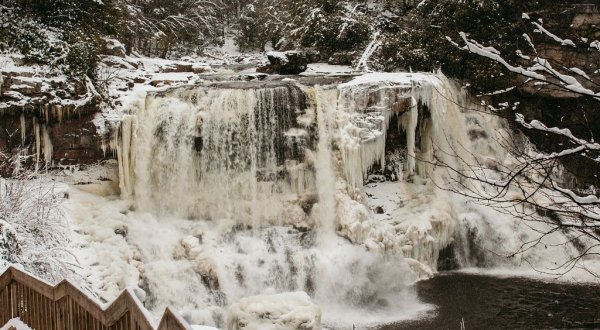 Transformed By Winter Snow And Ice, These 7 West Virginia Waterfalls Are Still As Beautiful As Ever