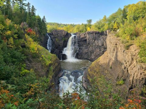The High Falls Trail In Minnesota Is A 1.2-Mile Out-And-Back With A Waterfall Finish