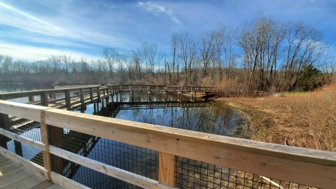 There Are Endless Scenic Views Along The Trail At Grand River Park In Michigan