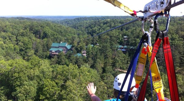 Take A Ride On The Longest Zipline In Georgia At Historic Banning Mills