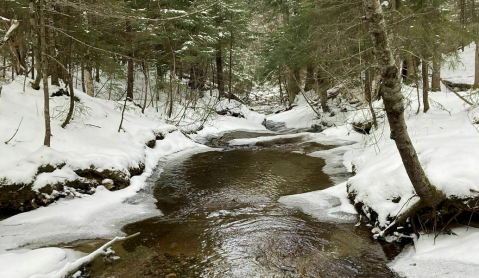 This Well-Loved New Hampshire Waterfall Is Even More Incredible When You Hike To It In The Winter