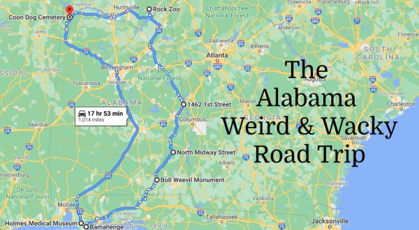 Discover 7 Of Alabama’s Weirdest And Wackiest Places On This Road Trip