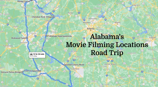 Take This Road Trip To See Some Of The Most Famous Film Locations In Alabama