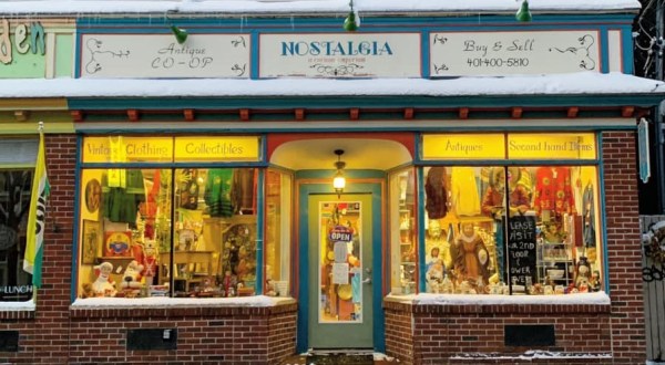 Nostalgia Is A Three-Story Thrift Shop In Rhode Island That’s Almost Too Good To Be True