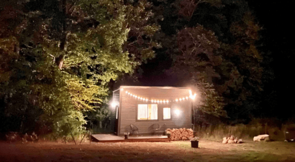 Go Glamping In Style At This Rustic Tiny Home In Rhode Island