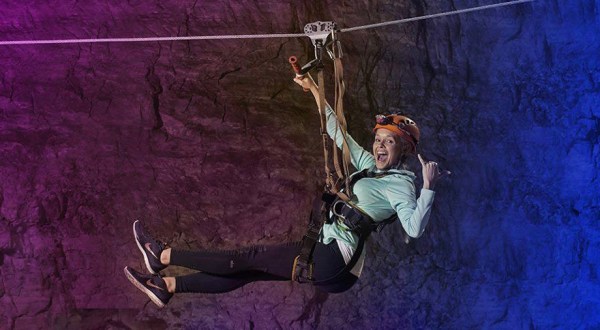 Take A Mega Zip Line Through A Cave For A Heart-Pumping Adventure In Kentucky