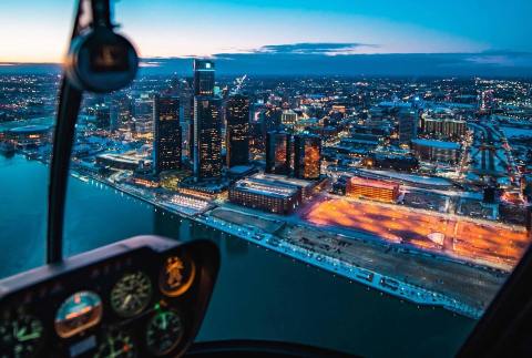 Take The Romance To New Heights With A Valentine's Day Helicopter Tour In Michigan