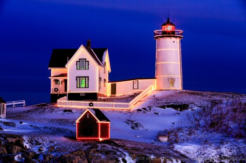 Most Mainers Don't Know That The Quintessential Nubble Lighthouse Was Sent To Space...Sort Of
